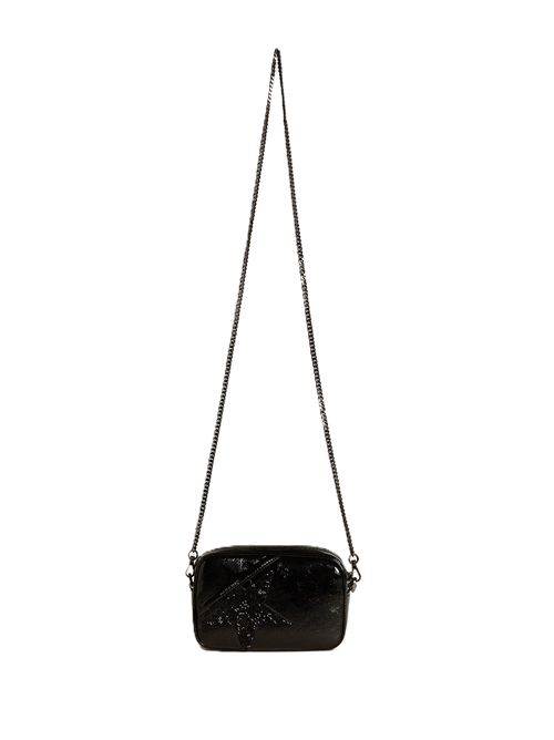 golden goose Mini Star Bag in pelle nera e stella con cristalli Swarovski Golden Goose | GWA00228A00065690100